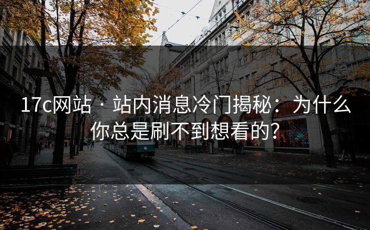 17c网站 · 站内消息冷门揭秘：为什么你总是刷不到想看的？